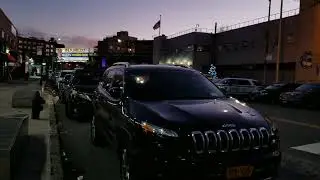FDNY Ladder 108 and Battalion 35 responding to reported smoke