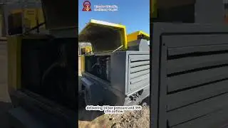 Used Atlas Copco XAVS 196 air compressor for sale!