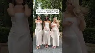 Damigelle uguali o diverse? 💍✨