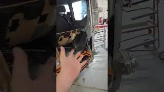 finally sending the transit to paint. #automobile #mechanic #ford #nissan #transit #framerepair #flg