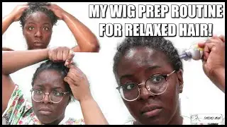 MY DETAILED WASH DAY & WIG PREP ROUTINE FOR RELAXED HAIR | Barbara Atewe