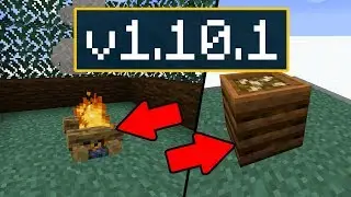 ВЫШЕЛ НОВЫЙ MINECRAFT PE 1.10.1/1.14 | НОВЫЙ БЛОК, КОСТЁР И НОВЫЕ ЗВУКИ!