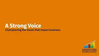 A Strong Voice for the Sandyford Business District Community