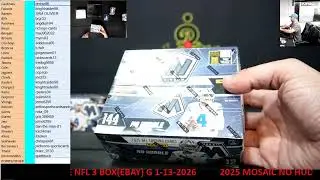 CAJUNBREAKER 2025 MOSAIC NO HUDDLE NFL 3 BOX(EBAY) G 1-13-2026