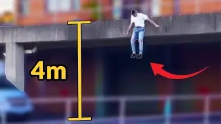 Testei o salto do adolescente que pulou de 4m de altura