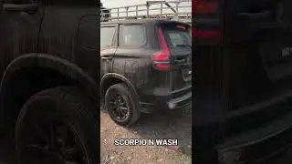 SCORPIO N WASH VIDEO NEW CAR #MAHINDRA #CAR