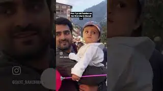 1 yr Toddler in hills ❤️🧿 #hills #manali #ladakh #sissuvalley #rohtang_pass #rohtang #trending