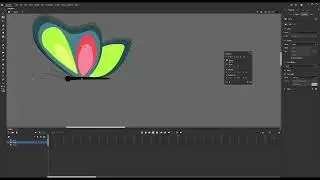 برنامج ادوبي انيميت - أدوات التحريك ثلاثي الأبعاد - تحريك فراشة