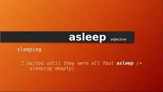 asleep , Meaning of asleep , Definition of asleep , Pronunciation of asleep