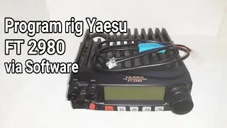 Program Memory rig Yaesu FT2980 FT2900 FT1900 FtM3100 VHF via Software