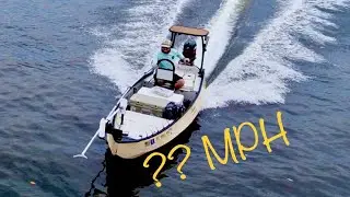 Gheenoe Classic Mercury 25HP TOP SPEED TEST!! (Florida Everglades)