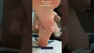 🧦 Brunette Removes Socks to Reveal Smooth Soles! ✨