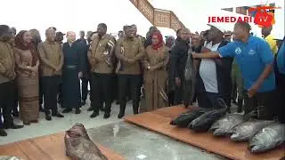 RAIS DKT.MWINYI AZINDUA DIKO NA SOKO LA KISASA LA SAMAKI MALINDI VISIWANI ZANZIBAR.