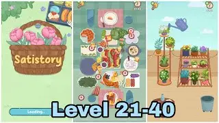 Satistory-Tidy up Level 21-40 ASMR Gameplay Walkthrough 