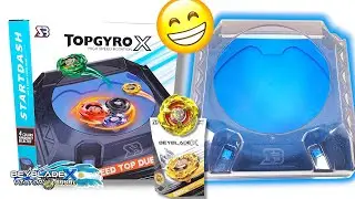 EL ESTADIO DE MIS SUEÑOS! 😍👌 NUEVO STADIUM BEYBLADE X SB TOPGYRO X UNBOXING! + GOLD HELLSCYTHE SB!