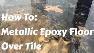 Metallic Epoxy Floors Over Tile: How to Do It, Start to Finish