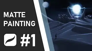 Ipad ProCreate SHADOW ISLAND | Matte Painting #1