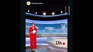 M&eacute;lanie Taravant, joker de Julian Bugier au JT de France 2, ose une couleur forte : sa tenue &agrave; moins