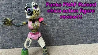Funko FNAF ruin Ruined chica action figure review!!!