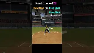 Real Cricket 22 - Gold Shot Vs Free Shot (Part-3) Choose Your Best Shot🔥 #shorts #trending #rc22