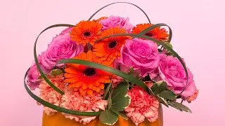 Pink and Orange Pumpkin