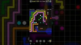 How To Solve Flow Free&nbsp;Bridges 15x15 Mania Pack Level&nbsp;109 Board Walk Through Solution Walkthrough
