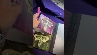 Enchanted Garden Altered Book - Dragonfly Pockets
