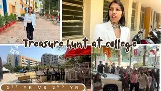 Treasure Hunt Game in College | Funniest Game | Mismatch Day #mba #college