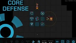 Core Defense - Gameplay [Sci-Fi Tower Defense + Survival + Rogue-lite]