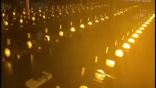2&times;100 LED BLINDER AMBER LIGHT