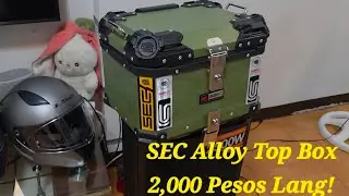 SEC Alloy Top Box- 2K Pesos Nalang! Installing sa Gravis Motorcycle Scooter Soon!