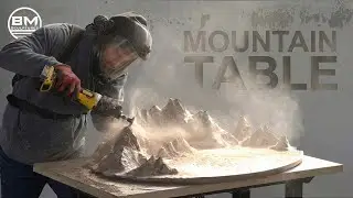 Secretly Building a MOUNTAIN TABLE