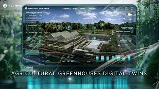 Digital Twin Visualization for Agricultural Greenhouses