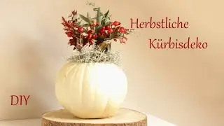 DIY | Herbstliche Kürbisdeko | schnelle Herbstdeko | Just Deko