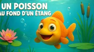 Un poisson au fond d'un étang | #Comptine