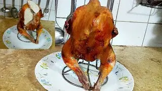 الفراخ المشوية على الحامل بالخلطة السرية البسيطة والطعم روعة