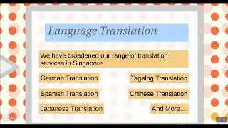 Professional translation services in Singapore - Chambers Translations