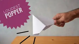 Easy Origami Loudest Popper