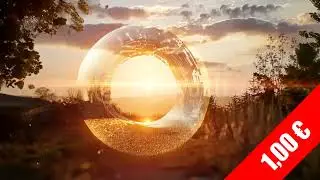 Golden Hour Lake Portal &ndash; Cinematic Nature Stock Video (HD)