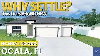 First-Time Buyer Dream Home in Ocala 🏡 | New Build, No HOA & Space to Grow!