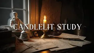Dark Academia Ambient Music ~ Учёба и Фокус Зимней Ночью