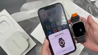 Распаковка и обзор Apple Watch Ultra 49MM Titanium в черном/сером корпусе Trail Loop