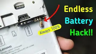 How to run a Smartphone WITHOUT Battery 🔋Run any phone without battery..