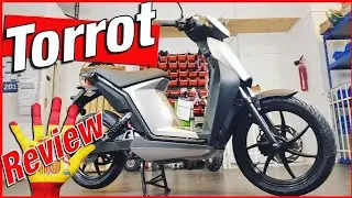 E-ROLLER, TORROT MUVI, 16 Zoll, 2 Akkus, 45-60 km/h, App, Scooter, Esooter, Review, Unboxing (DEU)