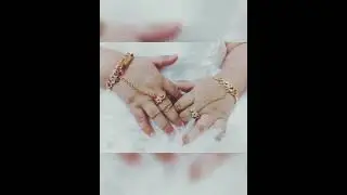 New born baby gold girl bracelet with  ring