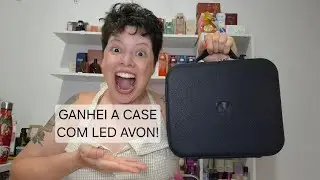Case com Led avon | Maleta Avon chegou na abertura de caixa ciclo 2/2026 Pedido Combinado natura