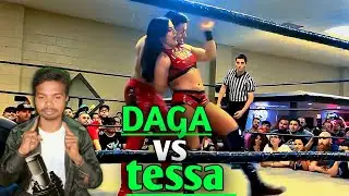 Daga vs Tessa Blanchard Intergender Wrestling Match Highlights | Male vs Female Wrestling #intergen