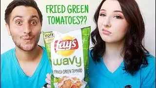 RATING LAY'S KETTLE COOKED FRIED GREEN TOMATO CHIPS