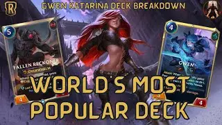 Worlds Regionals Most Popular Archetype - Gwen Katarina! | Deck Gameplay | Legends of Runeterra