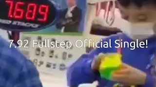 Breakdown Of Bofan Zhang's Fullstep 7.92 Official 3x3 Single! 5 Years Old?